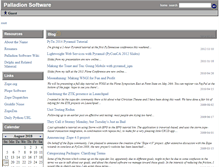 Tablet Screenshot of palladion.com